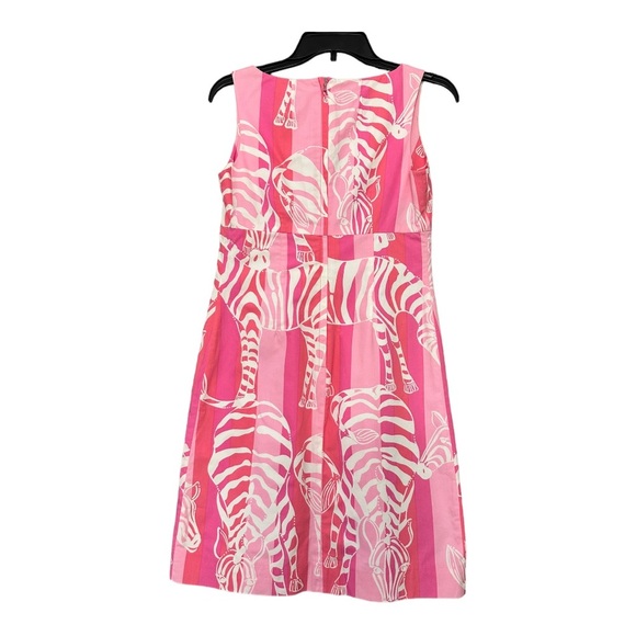 Lilly Pulitzer, White Label zebra print  Sundress Size 2 - Picture 3 of 4